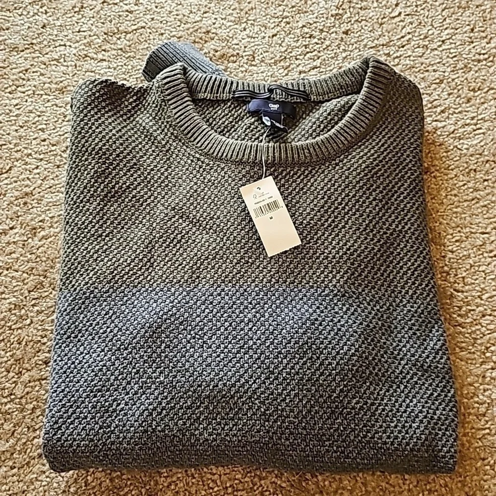 Gap Color Block Knit Crewneck Sweater Medium